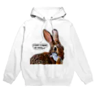 AngelRabbitsの野うさぎのほっぺを掘るうさぎ Hoodie