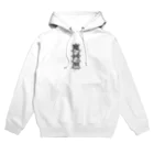 まかいおおかみ屋 SUZURI店の魔界狼封印札 Hoodie