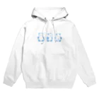 SIRO%(しろぱーせんと)のくるりんぱんだ（大）（Blue） Hoodie