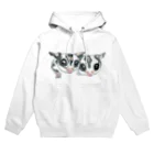 wanwanartの仲良しフクロモモンガ Hoodie