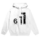 Month day font illustrationのAnimal typography Hoodie