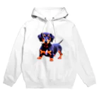 イラストTシャツ【ULTIMATE】のダックスさん Hoodie