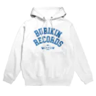 BURIKI'N RECORDSのブリキン定番ロゴ(スモーキーブルーロゴ) Hoodie