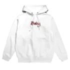 butterflyのbaby red パーカー