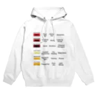 ヒロシオーバーダイブのワイン好きのためのカラーチャート（PART2) Hoodie