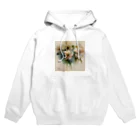 ccaattの淡色アンティークブーケ Hoodie