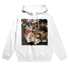 kamedesignのバルセロナの蚤の市 Hoodie