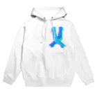 みんなwoおうえんのブルー 波🎗  Hoodie