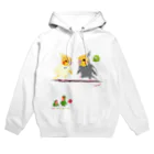 LittleLoroのどノーマルオカメインコとルチノーちょいわき 0350 Hoodie