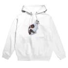 nekousagi*∩..∩のトラミ兄ちゃん自画像？ラベンダー【nekousagi*∩..∩ロゴ入り】 Hoodie