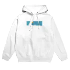 U0のはみ出るアヒル「四角いまど」 Hoodie