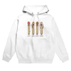 高堂玲/イラストの方のフライドポテト4兄弟 Hoodie