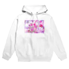 最終進化的量産型良のピンクノコスモス Hoodie