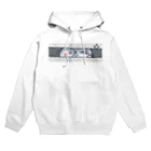 アート宇都宮(ARTUTSUNOMIYA)の覗く猫 Hoodie