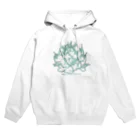 Hakoniwaraboのアガベホワイトアイス Hoodie