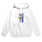 かわいいにゃんことワンコの絵のお店のめいわくニャ Hoodie