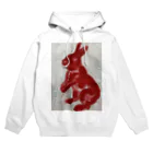 ___tane___の油絵風うさちゃんTシャツ Hoodie