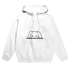 うきわさんのちらっとうさぎ Hoodie