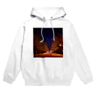 ミラくまのイルミネーションの並木道 Hoodie