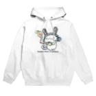 itsuto-こねこしょうしょうめんへらの「うさぎヒロ」2023 Hoodie