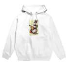 htomitaの読書するウサギ Hoodie