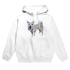 カスミ草の一緒にあそぼ？柴犬 Hoodie