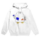 こん🐄のペンキおばけ Hoodie