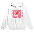 (仮)のチャイナ赤×ピンク Hoodie