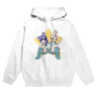 エビフライの使者のねこ&うさぎ Hoodie