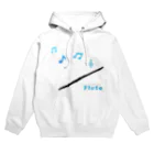 要田詩織のモフShop🐕のフルートと音符 Hoodie