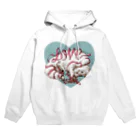 コンドウエミのLOVEにこんがらがったネコ Hoodie