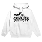 GRIMWORKSのGRIMBATS logo-1 Black パーカー