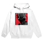 BlackRedCheeZのThe3Gunz／Rock'n'Roll Homage v1 Hoodie