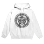 しの.＠流浪創具師EMANONの不労働五芒星魔法陣 Hoodie