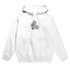 whiterabbit2010のうさぎ　サイアミーズスモークパール Hoodie