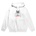 モノクロームスのワルパンダ-パーカーred Hoodie