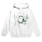 COLUMBOX【木革雑貨ハンドメイド作家/デザイナー】の【雪の妖精】シマエナガと桜吹雪 Hoodie