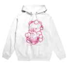 ぶるぶるスクランブル記念コラボのゾンベアー×しゅーしゅーコラボ（ピンクライン） Hoodie