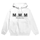 MoneyMakesMoneyのMoneyMakesMoney initial logo black Hoodie