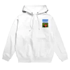 Ripples沖縄レジンアートの沖縄の海とハイビスカス Hoodie