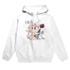 くたくた屋さんのくたくた茶白ねこ ver.日本酒しか勝たん Hoodie