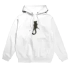 モモンガのしっぽのSugar glider is climbing! Hoodie