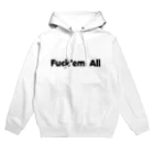 MFDUのFuck'em  All-BLACK Hoodie