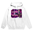 Vibrant Novaのsyber punk girl#2 Hoodie