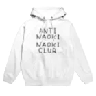 Szlip oUoのANTI NAOKI 黒文字 Hoodie