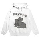 ミナミコアリクイ【のの】のほんとそれな【うさぎ】 Hoodie