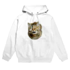 桃くるみSHOPのアハハにゃん(おててないない) Hoodie