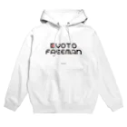 笑っT屋のKYOTO FREEMANロゴ Hoodie