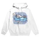 ひよこ男爵とまだむにゃんのごまふあざらにゃん Hoodie