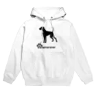 bow and arrow のワイマラナー Hoodie